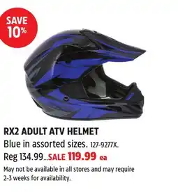 Canadian Tire RAIDER RX2 ADULT ATV HELMET offer