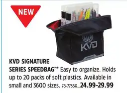 Canadian Tire KVD SIGNATURE SERIES SPEEDBAG offer