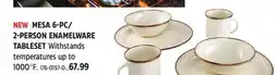 Canadian Tire MESA 6-PC/2-PERSON ENAMELWARE TABLESET offer