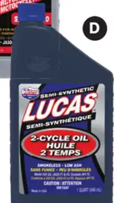 Canadian Tire 2-CYCLE SEMI SYNTHETIC OIL, 946-ML offer