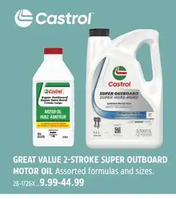 Canadian Tire 2 STROKE SUPER OUTBOARD MOTOR OIL offer