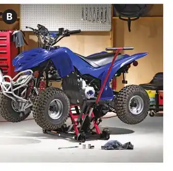 Canadian Tire MotoMaster COMPLETE LIFT MOTORCYCLE/ATV JACK, 1500-LBS offer