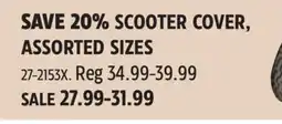 Canadian Tire TRIPEL SCOOTER COVER offer