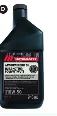 Canadian Tire MotoMaster SYNTHETIC ATV OIL offer