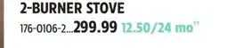 Canadian Tire 2-BURNER STOVE offer