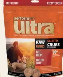 Petvalu Performatrin Ultra Freeze-Dried Raw Patties Beef Recipe Dog Food offer