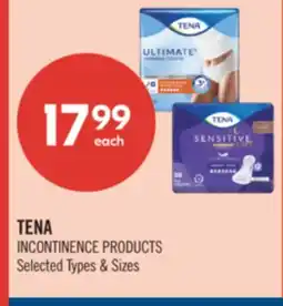 Shoppers Drug Mart TENA INCONTINENCE PRODUCTS offer