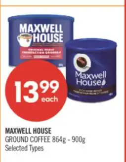 Shoppers Drug Mart MAXWELL HOUSE GROUND COFFEE offer