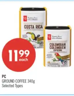 Shoppers Drug Mart PC GROUND COFFEE offer