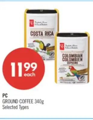 Shoppers Drug Mart PC GROUND COFFEE offer