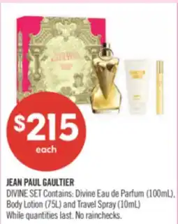 Shoppers Drug Mart JEAN PAUL GAULTIER DIVINE SET offer