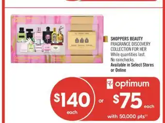 Shoppers Drug Mart SHOPPERS BEAUTY FRAGRANCE DISCOVERY COLLECTION FOR HER offer
