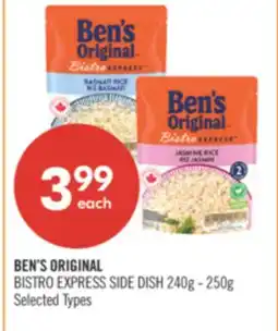 Shoppers Drug Mart BEN'S ORIGINAL BISTRO EXPRESS SIDE DISH offer