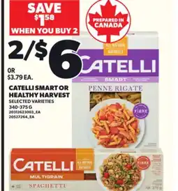 Independent City Market CATELLI SMART OR HEALTHY HARVEST, 340-375 G offer