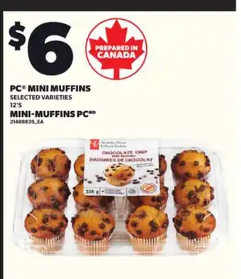 Independent City Market MINI-MUFFINS PC, 12'S offer