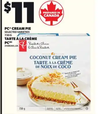 Independent City Market TARTE À LA CRÈME PC, 730 G offer