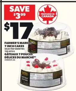 Independent City Market GÂTEAUX 7 POUCES DÉLICES DU MARCHÉ, 750-875 G offer