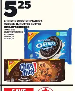 Independent City Market CHRISTIE OREO, CHIPS AHOY FUDGEE-O, NUTTER BUTTER OR DAD'S COOKIES, 303-500 G offer