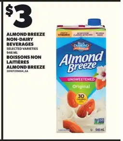 Independent City Market BOISSONS NON LAITIÈRES ALMOND BREEZE, 946 ML offer