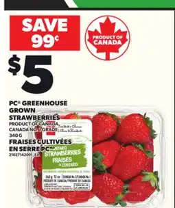Independent City Market FRAISES CULTIVÉES EN SERRE PC, 340 G offer