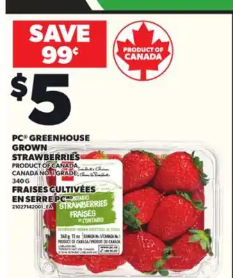 Independent City Market FRAISES CULTIVÉES EN SERRE PC, 340 G offer