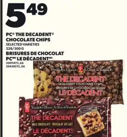Independent City Market BRISURES DE CHOCOLAT PC LE DÉCADENT, 226/300 G offer