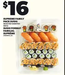 Independent City Market SUSHI FORMAT FAMILIAL SUPRÊME, 594 G offer