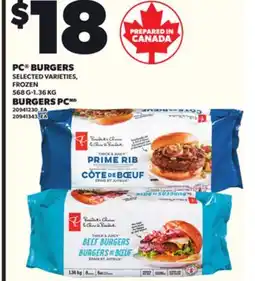 Independent City Market BURGERS PC, 568 G - 1.36 KG offer
