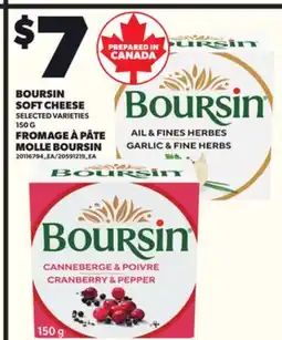 Independent City Market FROMAGE À PÂTE MOLLE BOURSIN, 150 G offer