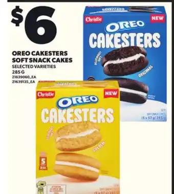 Independent City Market OREO CAKESTERS SOFT SNACK CAKES, 285 G offer