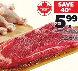 Independent City Market POINTE DE POITRINE DE BŒUF ENTIÈRE offer