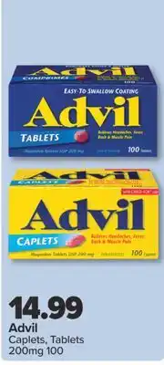 PharmaChoice Advil Caplets, Tablets offer