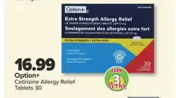 PharmaChoice Option+ Cetirizine Allergy Relief offer