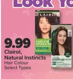 PharmaChoice Clairol, Natural Instincts Hair Colour offer