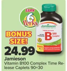 PharmaChoice Jamieson Vitamin B100 Complex Time Release Caplets offer