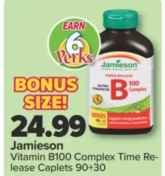 PharmaChoice Jamieson Vitamin B100 Complex Time Release Caplets offer