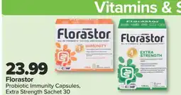 PharmaChoice Florastor Probiotic Immunity Capsules, Extra Strength Sachet offer