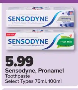 PharmaChoice Sensodyne, Pronamel Toothpaste offer