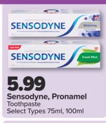 PharmaChoice Sensodyne, Pronamel Toothpaste offer