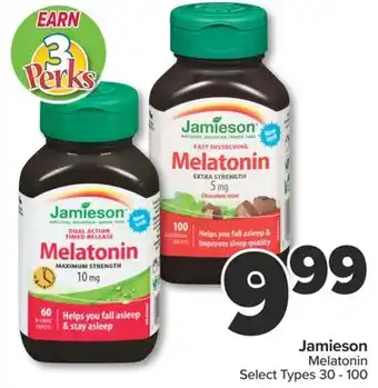 PharmaChoice Jamieson Melatonin offer