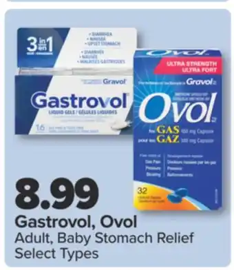 PharmaChoice Gastrovol, Ovol Adult, Baby Stomach Relief offer