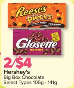 PharmaChoice Hershey's Big Box Chocolate offer