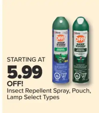 PharmaChoice OFF! Insect Repellent Spray, Pouch, Lamp offer