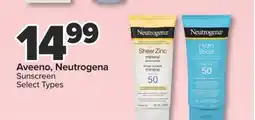PharmaChoice Aveeno , Neutrogena Sunscreen offer