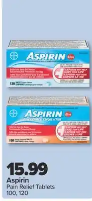 PharmaChoice Aspirin Pain Relief Tablets offer