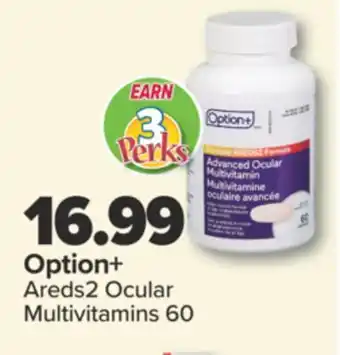 PharmaChoice Option+ Areds2 Ocular Multivitamins offer