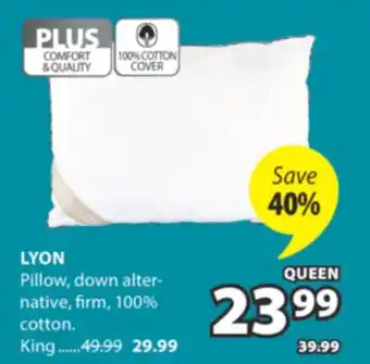 JYSK LYON Pillow offer