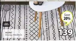 JYSK ULLEVI Area rug offer