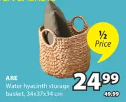 JYSK ARE Water hyacinth storage basket offer