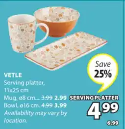 JYSK VETLE Serving platter offer